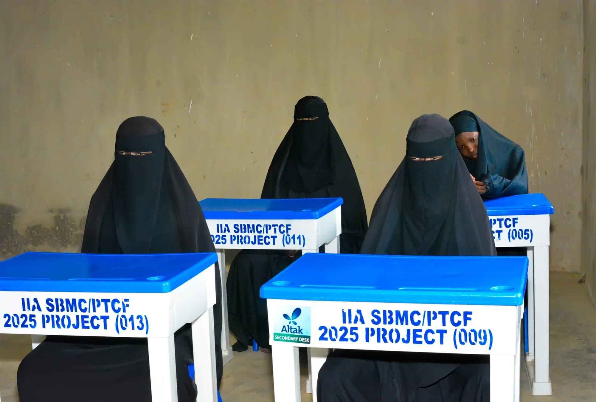 Arabiyyah students seated at their desks in a classroom